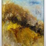 Helmut Trache | Am Hang | Acryl, Material auf Malkarton