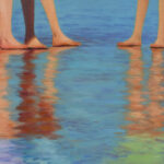 Katrina L. Pennington  | Feet Meet at the Beach  |  Öl auf Leinwand